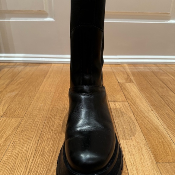 3.1 Phillip Lim - Kate Lug-Sole Leather - Combat Boot - Picture 5 of 11